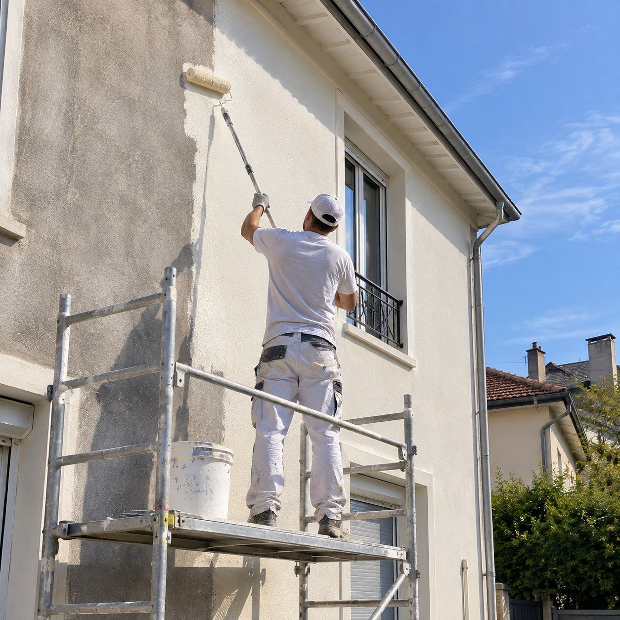 Peinture Saint-Gaudens en intervention à Saint-Gaudens